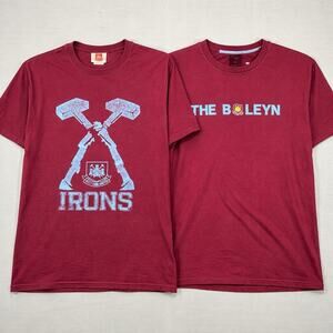 West Ham United Men’s Large T-Shirt Bundle (2) Iron Crest & Team Logo Tees